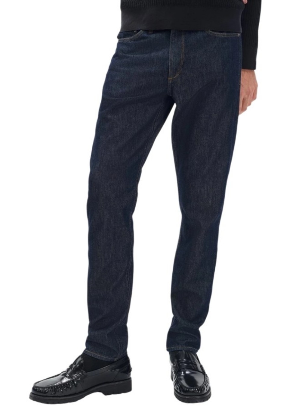 Rag & Bone Men's Dark Blue Skinny Fit 2 Straight-Leg Jeans